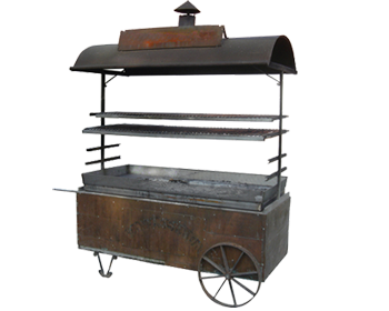 Bild eines alten Grills aus Ungarn